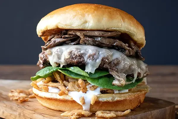 View our Swiss ‘n’ Shroom MeltBurger